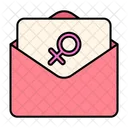 Carta do Dia da Mulher  Ícone