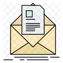 Carta por e-mail  Ícone