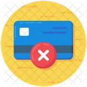 Carta Guasta Pagamento Fallito Accesso Negato Icon