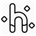 Letra H Alfabeto Letra Icono