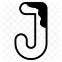 Letra J Alfabeto Letra Icono