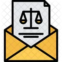 Carta Intimacao Envelope Icon