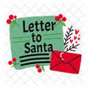 Santa carta  Icono