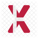 Letra x  Ícone