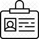 Cartao Identidade Identificacao Ícone