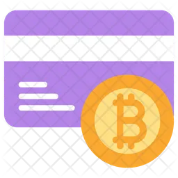 Cartão bitcoin  Icon