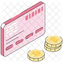 Cartão bitcoin  Ícone