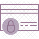 Bloqueio Pagamento Seguro Protecao De Cartao Ícone