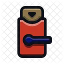 Porta Chave Cartao Chave Ícone
