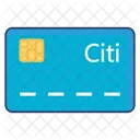 Cartao Citi Cartao De Credito Cartao De Debito Ícone