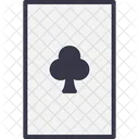 Cartas Clube Poquer Ícone