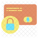 Cartao De Bloqueio Cartao Cardlock Seguro Cartao De Pagamento Ícone