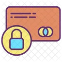 Cartao De Bloqueio Cartao Cardlock Seguro Cartao De Pagamento Ícone