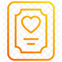 Cartao De Casamento Ícone