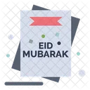 Cartão de convite eid  Ícone