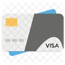 Cartao De Credito Cartao Visa Cartao De Debito Ícone