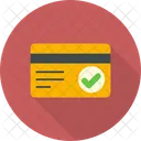 Cartão de crédito aprovado  Ícone