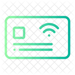 Cartão de crédito inteligente  Ícone