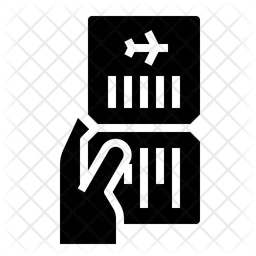 Cartão de embarque  Ícone