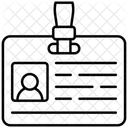 Cartao De Identificacao De Estudante Ícone