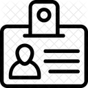 Identificacao Cartao Identidade Ícone