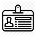 Identificacao Cartao Identidade Icon