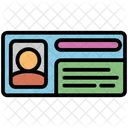 Identidade Cartao De Identificacao Avatar Ícone