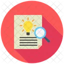 Cartao De Insights Dados Pesquisa Icon