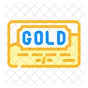 Ouro Credito Cartao Ícone