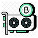Cartao Gpu Bitcoin Criptomoeda Criptografia Icon