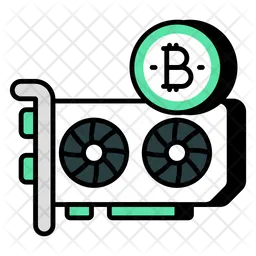 Cartão gpu bitcoin  Ícone