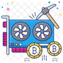 Cartão gpu bitcoin  Icon