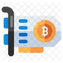 Cartao Gpu Bitcoin Criptomoeda Criptografia Icon
