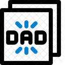Cartão de pai  Ícone