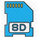 SD Cartao Chip Ícone