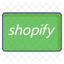 Shopify Cartao De Credito Cartao De Debito Ícone