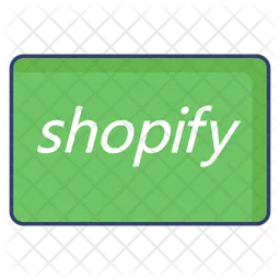 Cartão shopify  Ícone