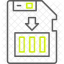 Cartao SIM Identificacao Chip Ícone