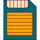 Cartao SIM Chip Microchip Icon