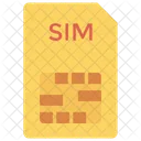 Sim Chip Cartao Ícone