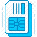 Simcard Cartao Celular Icon