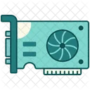 Placa Vga Placa Grafica Gpu Ícone