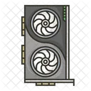 Placa Vga Vga Gpu Ícone