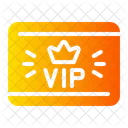 Cartao Vip Associacao Passe Vip Icon