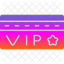 Cartao Vip Vip Passe Icon