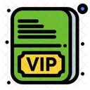 Cartão vip  Ícone