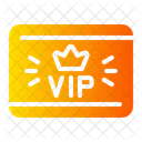 Cartao Vip Associacao Passe Vip Ícone