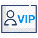 Cartão vip  Ícone