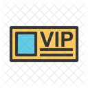 Vip Cartao Ingresso Ícone