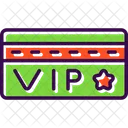 Cartao Vip Vip Passe Ícone